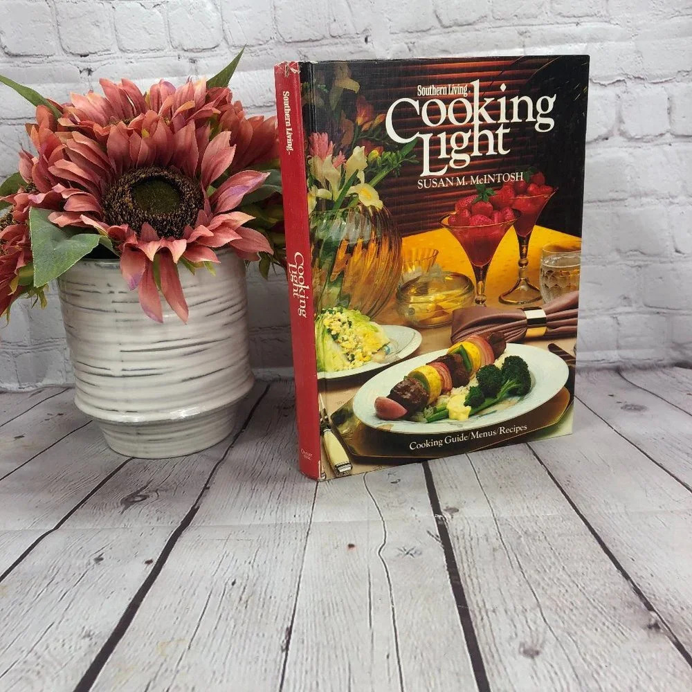 1983 vintage southern living cookbook cooking light